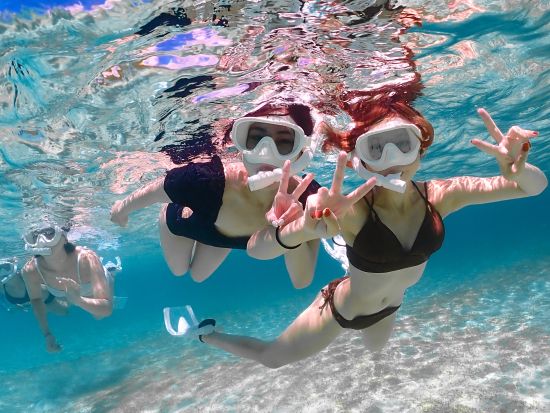 ウミガメシュノーケル　世界屈指の透明度を誇る宮古島の海でウミガメと一緒に泳ぐシュノーケリングプラン＜宮古島＞by 宮古島マリン SUGAR3