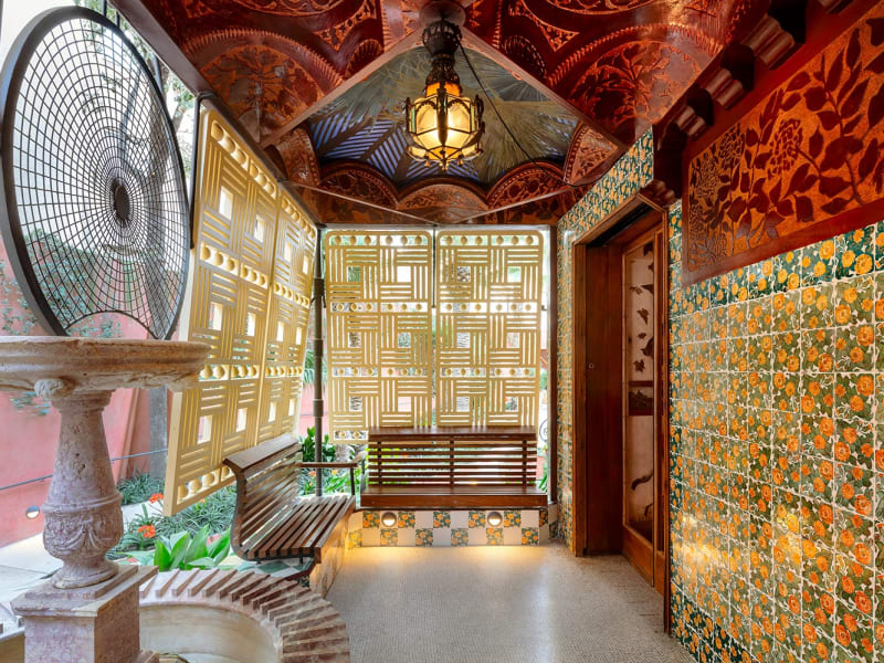 6. Casa Vicens Gaudi_Tribune inside