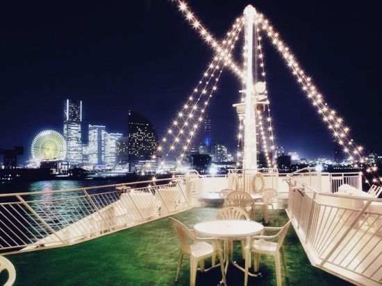 横浜ディナークルーズ マリーンルージュ 海を見ながら船上で豪華ディナーを楽しむ♪  フランス料理フルコース 選べる3コース＜赤レンガ倉庫発着＞