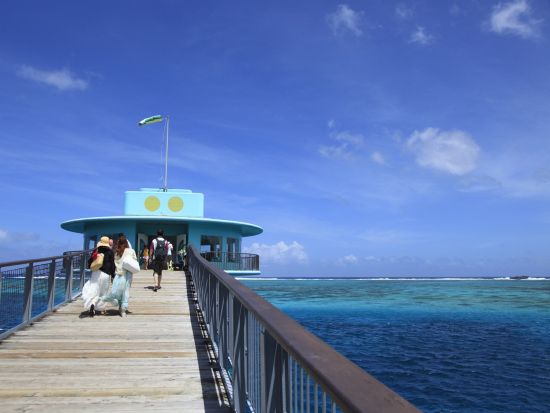 サンセット鑑賞＋海中展望塔入場＋アイランドカルチャーディナーショー＜ディナービュッフェ／送迎付き＞