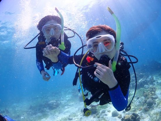 ファンダイビング 初心者＆ブランクダイバー大歓迎 リフレッシュ講習付き＜ボート／2ダイブ＞by マリンハウスシーサー