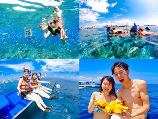 アイランドホッピング人気の3島巡り パンダノン島上陸！ヒルトゥガン島＆ナルスアン島の海洋保護区でシュノーケル＜日本語ガイド／BBQランチ＞