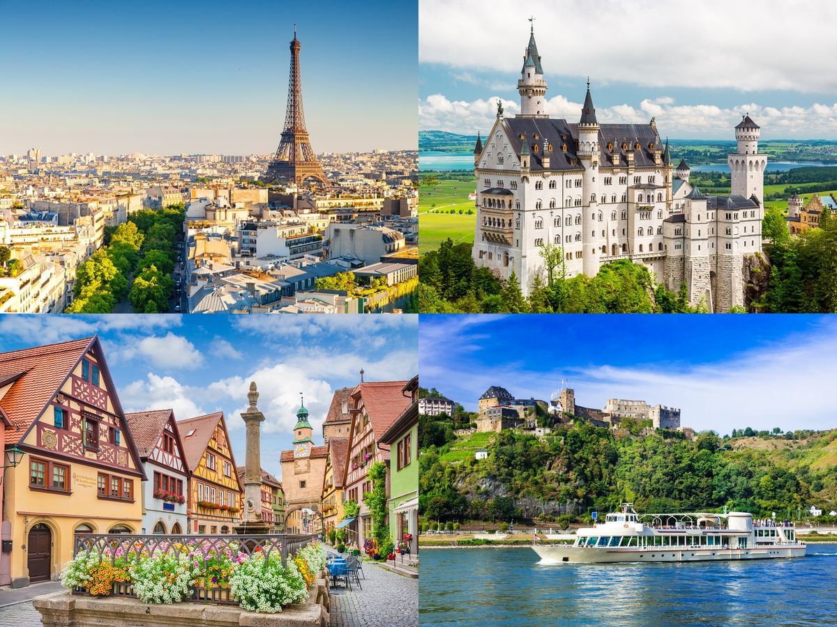 パリ発 ケルン＋フランクフルト周遊ツアー ミュンヘン泊ノイシュバン