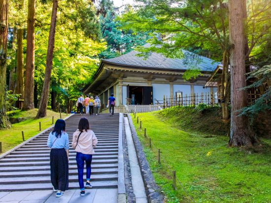 貸切観光タクシー  花巻から行く！世界遺産 平泉+カッパ伝説の遠野+宮沢賢治記念館コース　中尊寺+毛越寺+遠野のカッパ淵etc. ＜6.5時間／花巻発⇒一関着＞