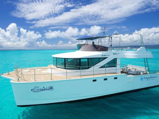 チャーターボート　石垣島の美しい海をプライベート空間で満喫　目的に合わせてさまざまなタイプの船をご用意＜石垣島＞ 