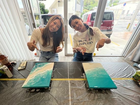  レジンアート　沖縄旅行の思い出に自分だけのオーシャンレジンアートを制作！＜那覇＞byザ・パーム