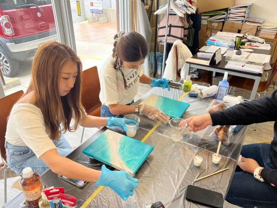  レジンアート　沖縄旅行の思い出に自分だけのオーシャンレジンアートを制作！＜那覇＞byザ・パーム
