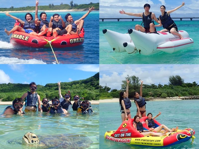 マリン3種とウミガメシュノーケリングセットプラン