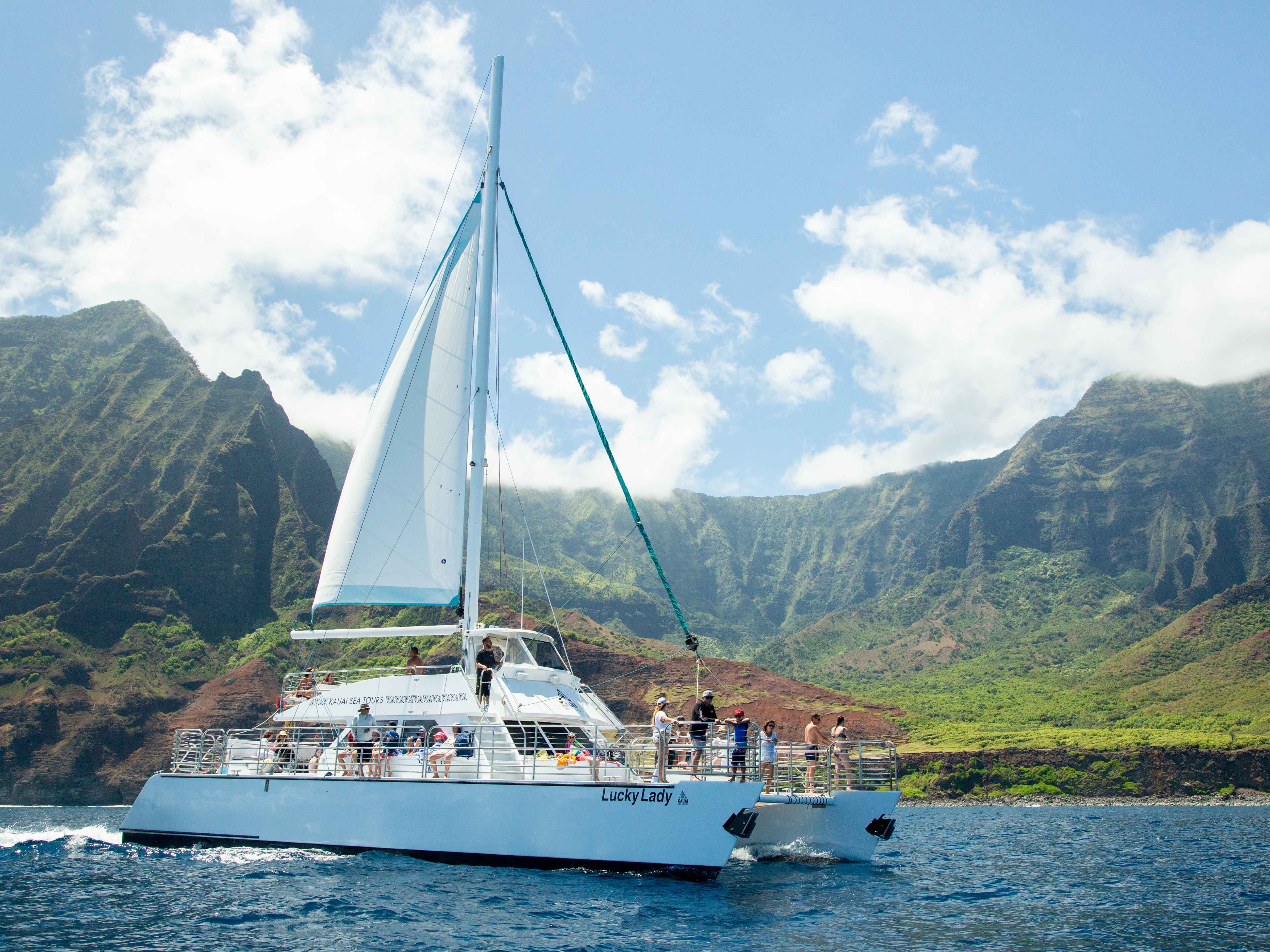 lucky lady sunset tour kauai