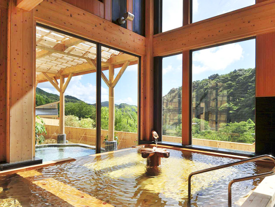 飲泉自家源泉かけ流しの秘湯 観音温泉 プリンシプル 前売り入場チケット