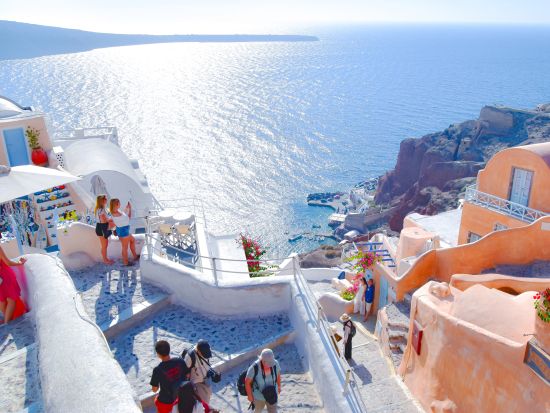 美しすぎる夕日に溜息　サントリーニ島4日間＜3泊4日／朝食付／1名様から予約可／アテネ発＞