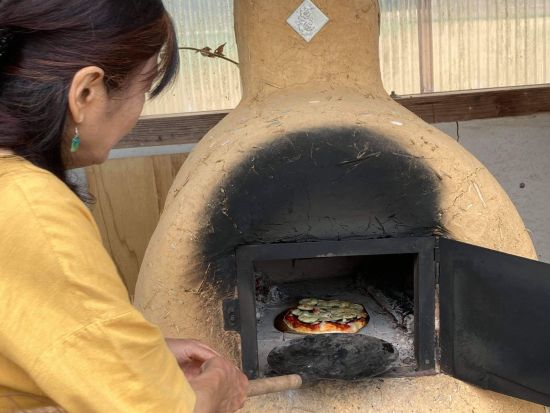 【1日1組限定】古民家で窯焼きピザ作り体験 材料は無農薬野菜と国産小麦でお子様も安心♪＜古民家羅美／綾部市＞