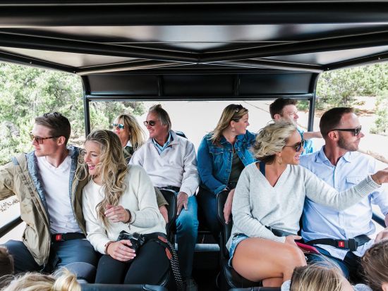 グランドキャニオン・サウスリム探索ツアー　小型飛行機＆ハマー利用 ＜昼食付き／日本語オーディオガイド／英語ドライバーガイド＞