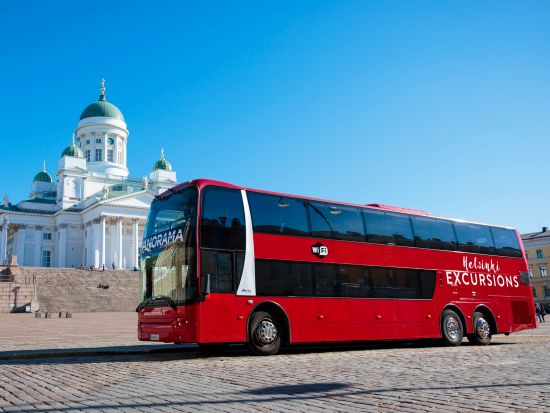 ヘルシンキ市内バス観光ツアー 1時間45分でひとまわり！＜日本語オーディオガイド／10月～4月／ヘルシンキ発＞