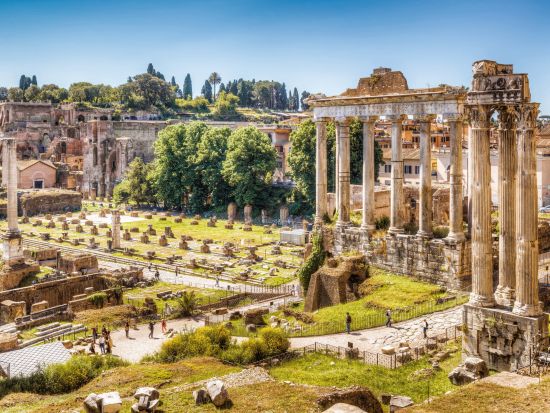 世界遺産コロッセオ 半日ツアー  コロッセオ＆フォロ・ロマーノ入場チケット付き！＜貸切／日本語公認ガイド／午前or午後／ローマ発＞by Mybus