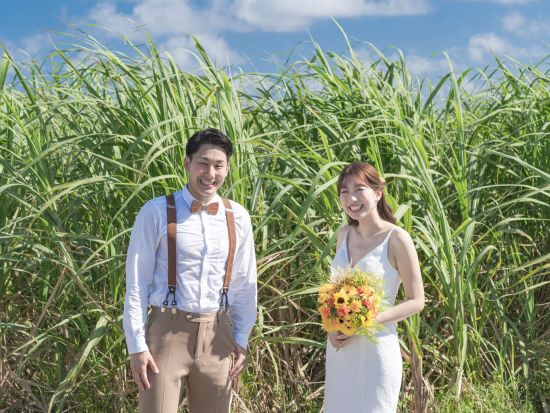 石垣島 ウェディングフォト 選べる撮影スポット 経験豊富なフォトグラファーがベストスポットへご案内＜撮影・メイク・衣装込／沖縄＞