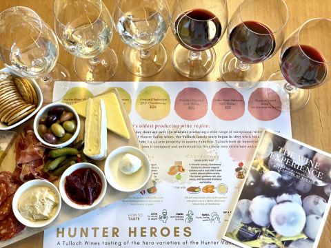 ハンターバレー 1895年創業老舗ワイナリー「タラック・ワイン（Tulloch Wines）」で熟成ワインなど6種のテイスティング チーズ&シャルキュトリー付き