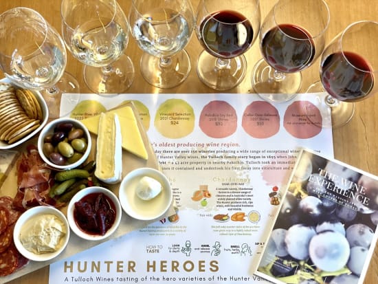 ハンターバレー 1895年創業老舗ワイナリー「タラック・ワイン（Tulloch Wines）」で熟成ワインなど6種のテイスティング チーズ&シャルキュトリー付き