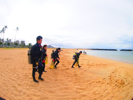 PADIアドバンスオープンウォーター　ダイビングライセンス取得コース＜2日間＞by アロハナダイバーズ