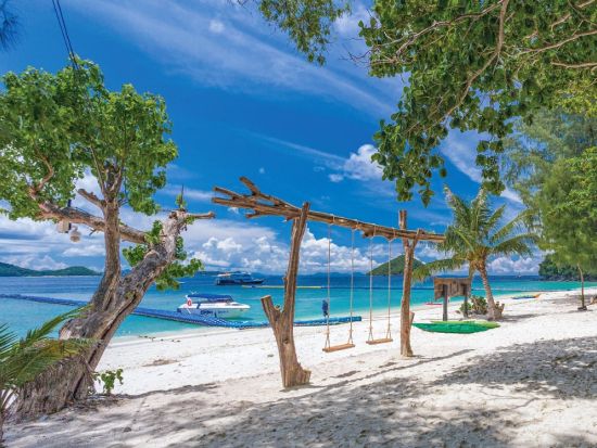 ラチャヤイ島＆コーラル島巡る離島1日ツアー　2島プランorラチャヤイ1島プランあり＜スピードボート／送迎付／シュノーケルセット付＞