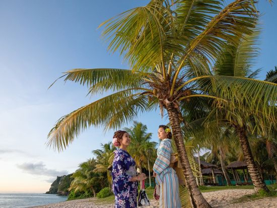 浴衣レンタル＋ロケーション撮影プラン　プロのカメラマンが同行！人気スポットで浴衣姿を撮影＜タモン中心部から車で約5分＞