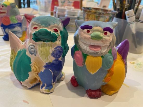 石垣島の手作り体験　素焼きシーサー絵付け　あなただけのオリジナルシーサーを作ろう！＜石垣島＞by 手づくり体験工房ゆんたく