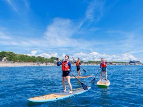 SUP体験 初心者向けコース 三国の海で海上散歩に出かけよう！＜三国／坂井市＞