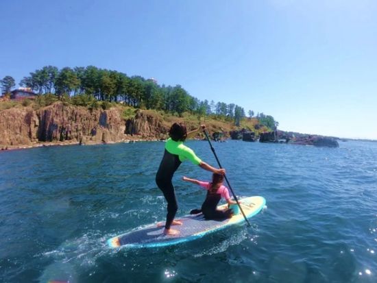 SUP体験 経験者向けコース 海上散歩で東尋坊へ出かけよう！ ＜三国／坂井市＞