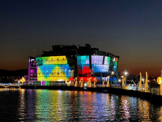 ソウル夜景ツアー　ソウル市優秀観光商品受賞！徳寿宮夜間観覧＋ソウル路7017＋漢江やセビッソムのライトアップ鑑賞＜火・水・金・日／日本語ガイド／明洞解散＞