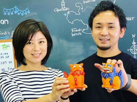 石垣島の手作り体験　素焼きシーサー絵付け　あなただけのオリジナルシーサーを作ろう！＜石垣島＞by 手づくり体験工房ゆんたく