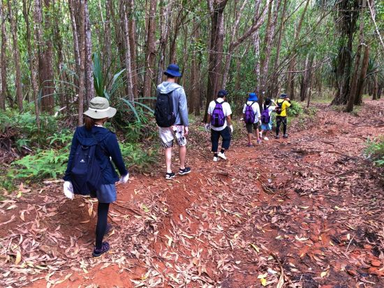 グアムの名滝ターザン・フォールズを目指す　7歳から参加OK！ケン芳賀のグアム秘境探検トレッキング＜午前／少人数／公認日本語ガイド／送迎付き／貸切プランあり＞