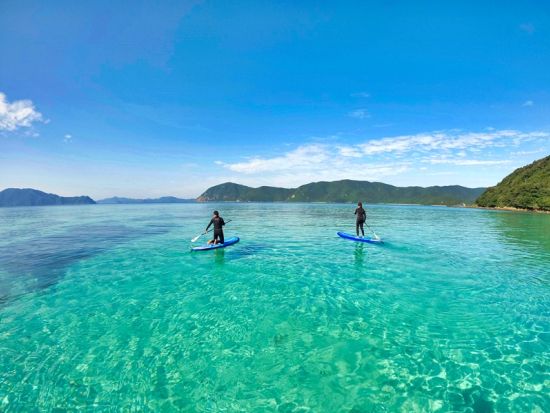 【予約ごとの貸切】加計呂麻島SUP＆シュノーケリング体験ツアー　＜1～3名／1日・半日／生間港発着＞ by カケロマアイランドリトリート ハレハレ