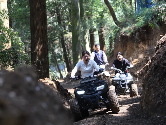 バギー体験  森の中を大胆に駆け巡る！都心から約1時間でアクセス抜群＜60分／駅から無料送迎あり／千葉＞