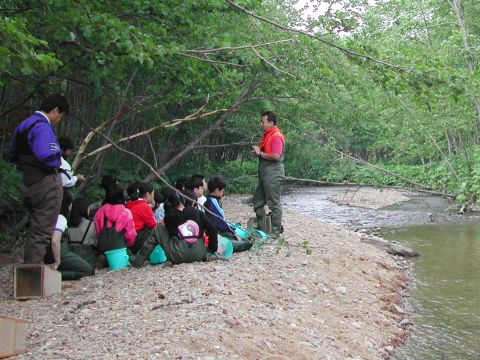 然別湖源流ヤンベツ川 水辺の森ガイドウォーク　川に育まれるいのちに触れてみよう＜5月末～10月／小学生以上／然別湖＞by然別湖ネイチャーセンター