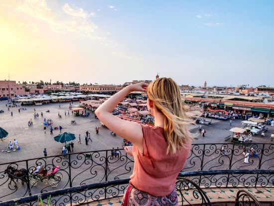  マラケシュ・メディナと市場をめぐる半日観光ツアー＜午後発／英語／現地集合・解散／マラケシュ発＞