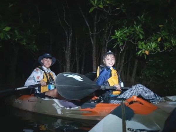 夜のマングローブカヤック＆星空浴と宙さんぽ 誰でも楽しめるナイト