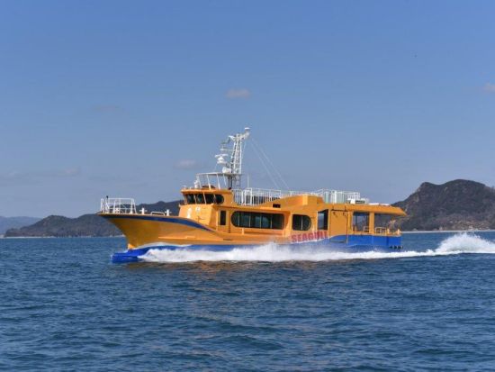 福江港発着 久賀島「旧五輪教会堂」見学ツアー 世界文化遺産の構成資産『久賀島の集落』へガイド付きでご案内　by 木口汽船