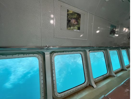 グラスボート「シーガル」 福江海中公園周遊 福江港発着（1周45分）＜福江島・五島市＞  by 木口汽船