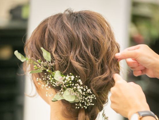 ヘアセット＆メイクサービス　 特別な日を華やかに演出！新婦様や結婚式のゲスト向けお呼ばれメイク　ご宿泊ホテルへの出張プランあり＜衣装持ち込み可＞