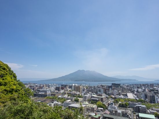 4850678_鹿児島市城山展望台からの眺め