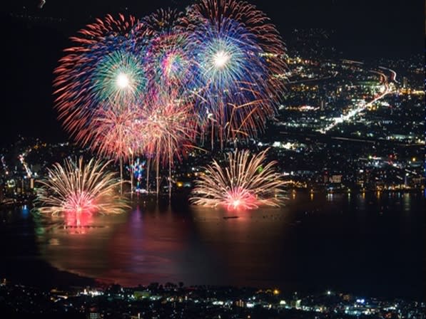 第75回諏訪湖祭湖上花火大会　チケット　2023/08/15諏訪市湖畔公園前