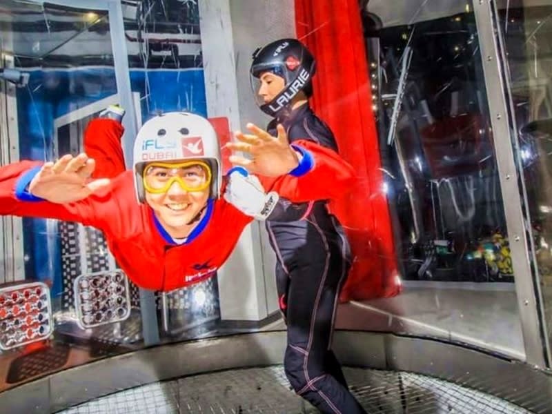 室内スカイダイビング「iFly Dubai」☆手軽にスカイダイビング体験