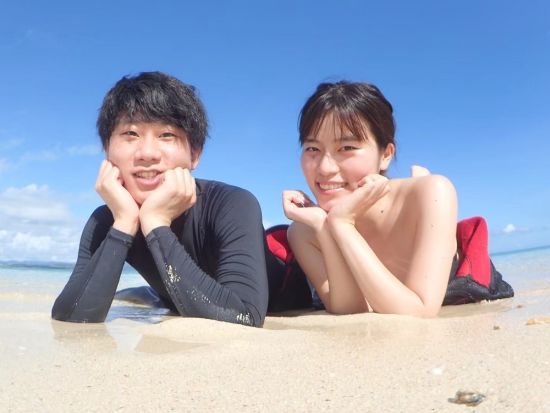 幻の島上陸+体験ダイビング+ウミガメシュノーケル　エメラルドブルーが広がる世界をご案内！石垣島の海を満喫できるツアー＜1日／初めてOK／昼食付／市街地送迎＞ 