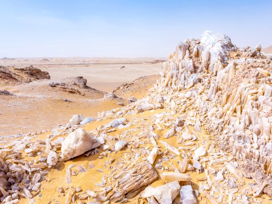 バハレイヤ・オアシス 1泊2日ツアー　エジプト西部の秘境「白砂漠と黒砂漠」＆4WD車で砂漠ドライブ ＜食事付き／英語アシスタント／カイロ発＞