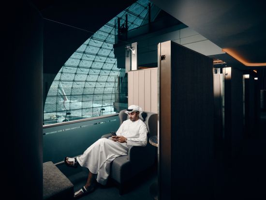 ドバイ国際空港（DXB）ラウンジチケット☆プラザ・プレミアムラウンジ（Plaza Premium Lounge）*ターミナル3（エミレーツ航空専用）[出発]