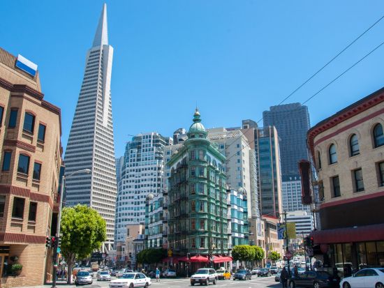 サンフランシスコ半日観光ツアー　ゴールデンゲートブリッジ＋ツインピークス＋ランズ・エンドなど＜午前半日／日本語オーディオガイド付き／英語ガイド＞