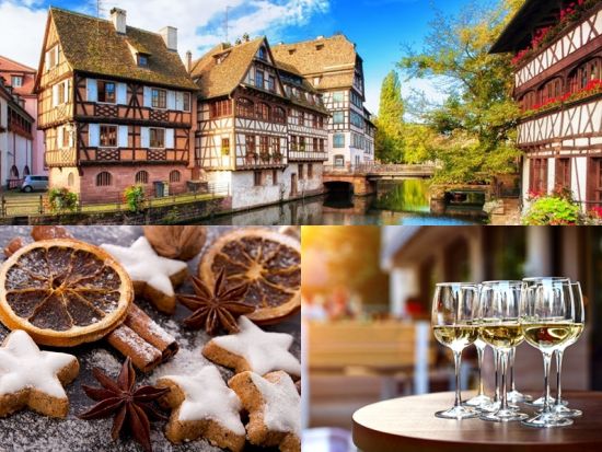 世界遺産ストラスブール グルメウォーキングツアー　旧市街散策＋アルザス地方名物試食とワイン試飲＜3月～10月／午前／2時間／英語ガイド＞