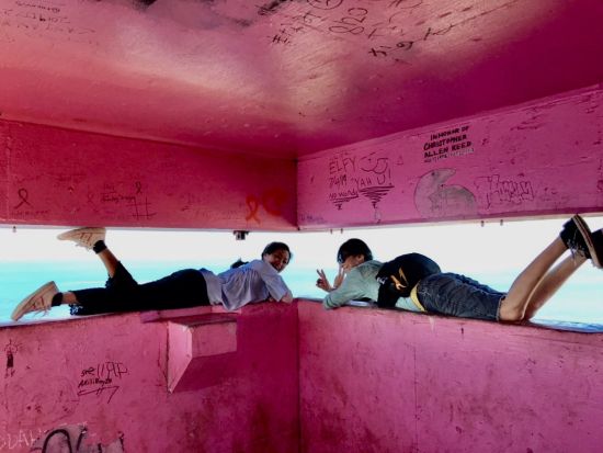 ピンクピルボックス絶景ハイキング＆コオリナ満喫ツアー　ワイケレアウトレットでショッピングも！＜おむすび付き／日本語ガイド＞