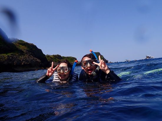 青の洞窟シュノーケリング1