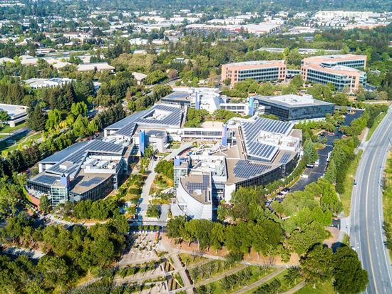 Google Campus from above